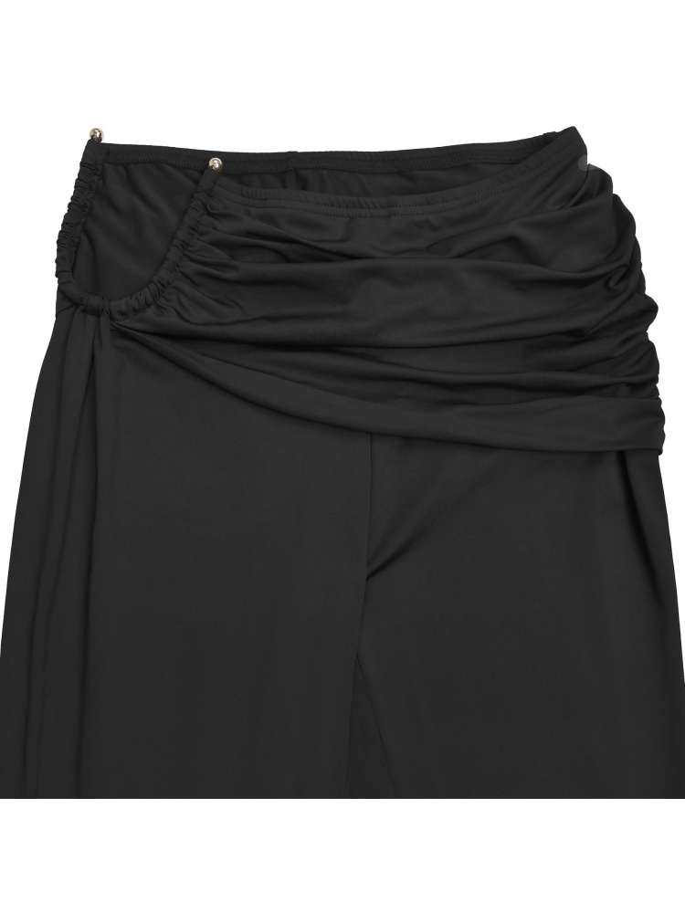 Twist Halter Ruched Capri Pants Sets
