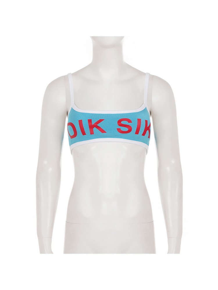 Colorblock Printed Bikinis 3 Piece Sets