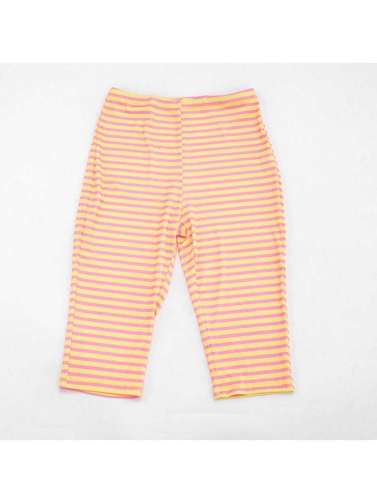 Striped Halter Capri Pants Headband 3 Piece Sets