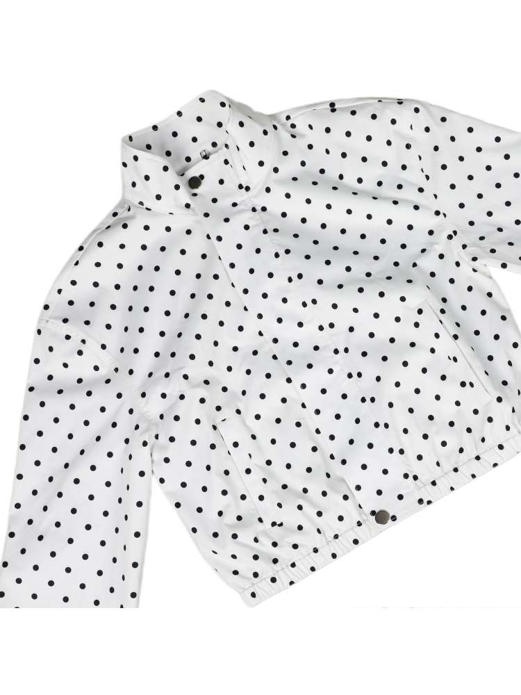 Polka Dots Lapel Jackets Short Sets